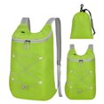 thumbnail image 4 of 12L Mountaineering Backpack Waterproof Ultralight Storage Knapsack Foldable Lightweight Zippers Rucksack Travel Bag (Green), 4 of 12