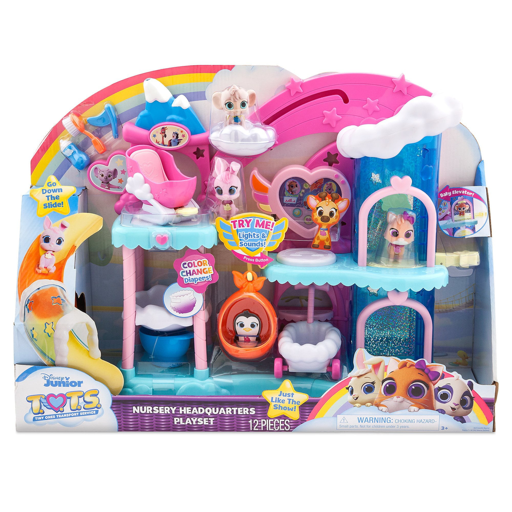 Nursery Headquarters Playset & Bonus Figures toys Disney Jr T.O.T.S 