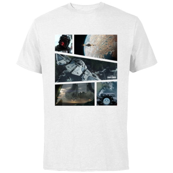 Star Wars The Mandalorian Season 3 Bo-Katan Gauntlet Battle - Short Sleeve Cotton T-Shirt for Adults - Customized-White