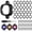 Black-120, variant on 120 White Light Clips Mounting Brackets For H706 Outdoor String Lights