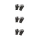 thumbnail image 1 of Guantes de muñeca Qarigey para patinaje artístico Negro, 1 of 6