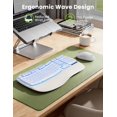 thumbnail image 4 of Combo Teclado y Ratón Inalámbricos SABLUTE con Reposamuñecas Ergonómico, 4 of 9