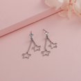 thumbnail image 3 of QIQUWOHUL 925 Sterling Silver Dangle Drop Earrings| Celestial Tassel Earrings| Star Earrings| Silver Earrings, 3 of 7