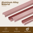 thumbnail image 4 of 6pack 18" Cabinet Edge Protectors for 13/16" Kitchen Cabinets Frame, Rose Gold, 4 of 7