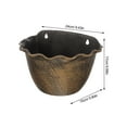 thumbnail image 2 of PAMINGONO Multi-Color Hanging Wall Planter Set, Plastic Indoor Decorative Plant Holder for Home and Office, 2 of 8