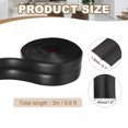 thumbnail image 2 of Uxcell Wall Corner Protector 1.6 in x 9.8 Ft, Self Adhesive Wall Corner Peel and Stick Molding for Ceiling Countertop, Black, 2 of 7