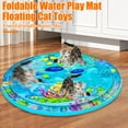 thumbnail image 2 of Zksm Cat Play Mat - Thickened Water Sensor Pet Play Mat, Water Sensing Cooling Mat Toy, Interactive Pet Water Sensor Pad, 2 of 8