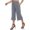 Gray, variant on JJHGVB Capris Pants Leg Knee Length Trouser Beach Cropped Trousers pantalones capri Cropped Pant active pants women Casual Loose Summer Pants for Women Knee Length Capri Pants Beige L
