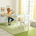 thumbnail image 2 of KidKraft Wooden Avalon Table & 2 Chairs Set, Children's Furniture - White, For Ages 5+, 2 of 8