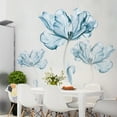 thumbnail image 3 of fastboy PVC Elegant Flower Wall Stickers Transform Space With Style Wide Application Flowers Wall Decals GS9074 1Set, 3 of 6