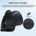 thumbnail image 5 of AMANSSE Mens Walking Shoes Non Slip Running Shoes Breathable Workout Shoes Lightweight Breathable Casual Work Sports Gym Shoes All Black Size 7, 5 of 7