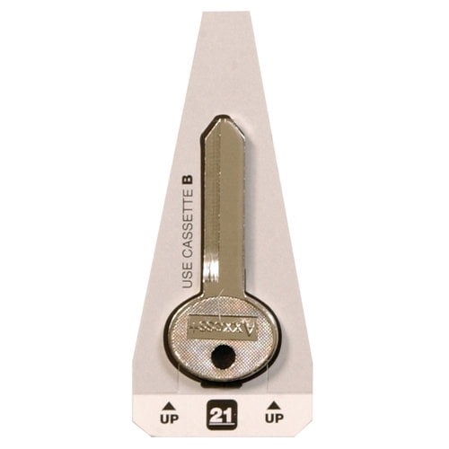 88201 Axxess+ Ford Car Key, Ignition Key, Silver, Custom Cut