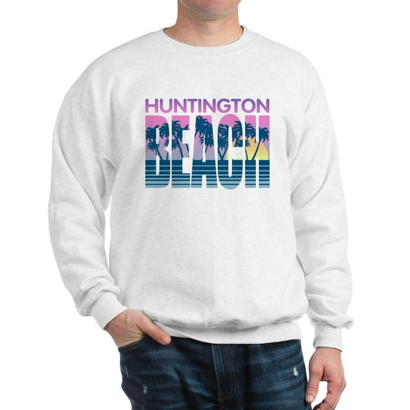 CafePress - Huntington Beach Sweatshirt - Crew Neck Sweatshirt