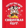 thumbnail image 3 of Disney - Youre The Best Christms Gift Mickey And Minnie - Men's Crew Fleece Sweatshirt Sweatshirt, 3 of 5