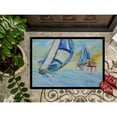 thumbnail image 3 of Carolines Treasures JMK1005JMAT Sailboats and Middle Bay Lighthouse Door Mat Indoor Rug or Outdoor Welcome Mat 24x36, 3 of 4