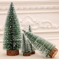 thumbnail image 5 of Travelwant 5Packs Tabletop Mini Christmas Tree,Artificial Christmas Tree Miniature Pine Christmas Tree with Linen Base Perfect for Christmas Decorations, 5 of 8