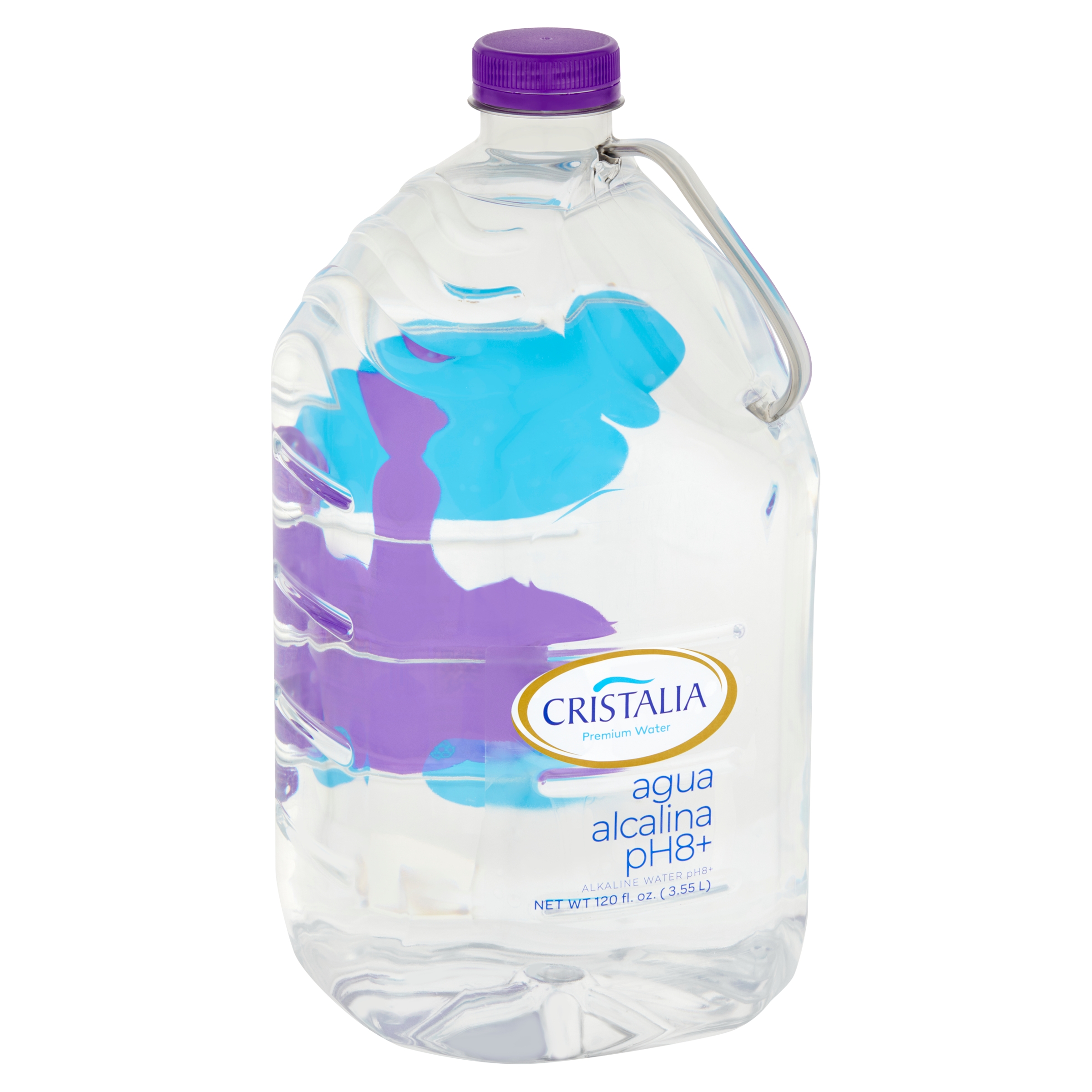 Cristalia Alkaline Water 120 fl. oz (3.55 L) Eco-Friendly Plastic Jug