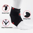 thumbnail image 2 of GHSDFBB AUULA 1 Pack Ankle Support Brace, High Elasticity Ankle Support Socks, Adjustable Compression Ankle Protector Stabilizer, Breathable Protection Straps for Sport Injuries Recovery, Anti-S, 2 of 7