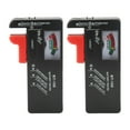 thumbnail image 1 of Comprobador De Nivel De Pila De Botón Portátil, Tipo Puntero, 2 Uds., Para AA AAA 1,5 V 9V (como Se Muestra), 1 of 14