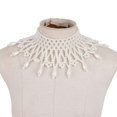 thumbnail image 1 of Elegant Handmade Layered Pearls Shoulder Necklace Choker for Women Weddings Party Beaded Body Jewelry Shawl Collar, 1 of 4