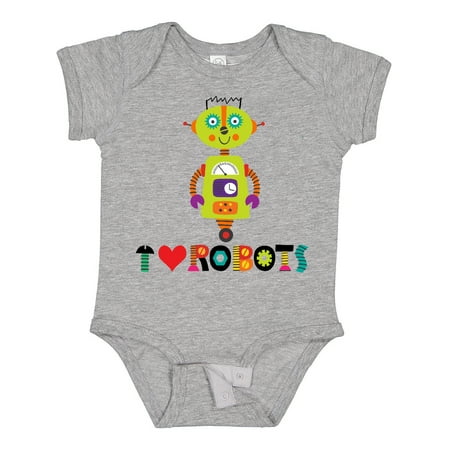 

Inktastic Robotics Team I Love Robots Gift Baby Boy or Baby Girl Bodysuit