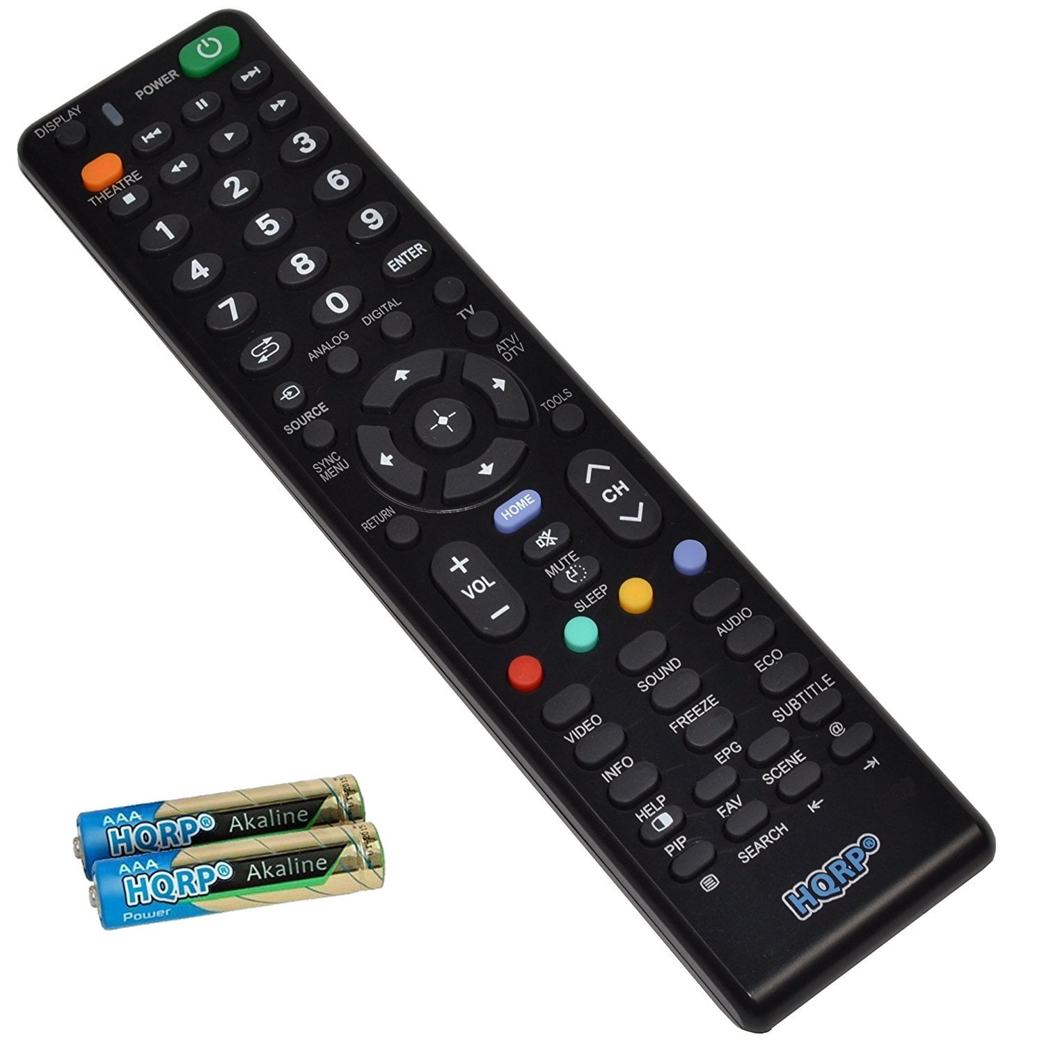 HQRP Remote Control for Sony Bravia XBR46HX909 XBR46HX929 XBR52HX909