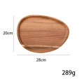 thumbnail image 7 of Wooden Plates Rustic Woven Pattern Wood Appetizer Plates Reusable Unbreakable Wood Serving Plates for Dinner Party Snack Sandwich Dish Finger Food Plate, 7 of 7