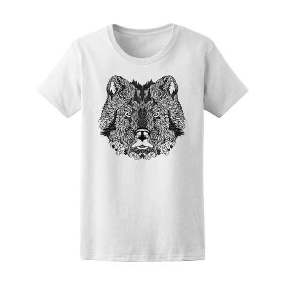 Beautiful Boho Bear Sketch Tee Women's -Image by Shutterstock