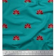 thumbnail image 1 of Soimoi Poly Georgette Fabric Artistic Floral Fabric Prints By Yard 42 Inch Wide, 1 of 3