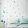 thumbnail image 3 of Calcomanías de pared de lunares de acuarela, pegatina de pared de puntos rosas para dormitorio de niñas, sala de juegos, 3 of 3