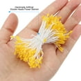 thumbnail image 4 of Uxcell 1mm Double Heads Flower Stamen, Artificial Flower Pistil Matt for DIY Christmas Decor, Yellow 450 Pcs, 4 of 5