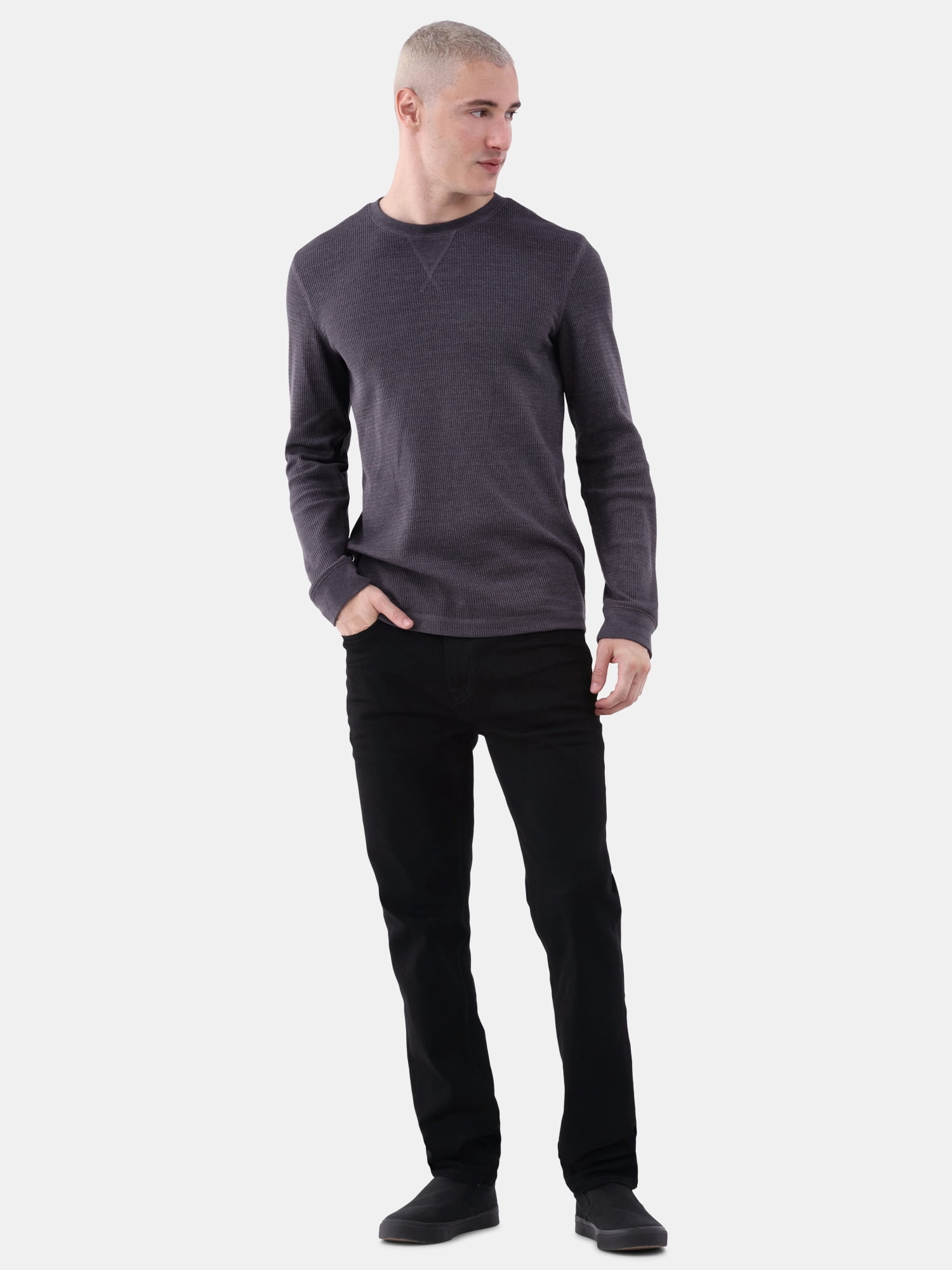 George Men's and Big Men’s Thermal Top with Long Sleeves