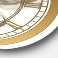 thumbnail image 3 of Designart 'Gold Glam Squares Iii Glam Wall Clock, 3 of 4