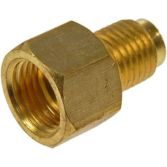 Dorman Brake Line Fitting 785-434 AutoGrade; Standard Replacement; 1/4 Inch x 3/16 Inch Tube; Natural; Brass