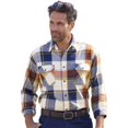 thumbnail image 3 of Atlas For Men Mens Checked Flannel Shirt, 3 of 4