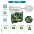 thumbnail image 7 of Table Runner Dresser Scarves 72 Inch Long, Monstera Palm Leaves Tropical Jungle Botanical Plants Linen Dining Table Runners Green White Tabletop Scarf for Wedding Holiday Party Kitchen, 7 of 7