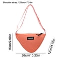 thumbnail image 3 of Bolsa bandolera para mujer, Bolsa de hombro a la moda de nailon, Color sólido, gran capacidad, 3 of 3