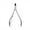 silver, variant on Cuticle Scissors Stainless Steel Manicure Pedicure Tools Dead Skin Scissor Nipper Golden/Silver/Rainbow