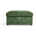 thumbnail image 2 of BEDEEP Movable Storage Ottoman for Modular Sectional Sofa, Chenille Ottoman with Storage for Living Room, Green, 2 of 6