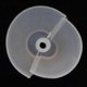 thumbnail image 4 of Lot de 10 bouchons d'oreille flexibles en silicone, en forme de corne, transparents, blancs, 4 of 4