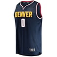 thumbnail image 2 of Men's Fanatics Christian Braun Navy Denver Nuggets 2022 NBA Draft First Round Pick Fast Break Replica Player Jersey -, 2 of 3