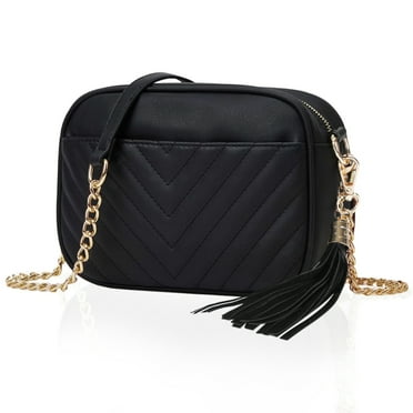 Small Quilted Crossbody Bag Women Stylish Designer Purse Handbag with Chain Strap