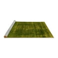 thumbnail image 2 of Ahgly Company Machine Washable Indoor Rectangle Oriental Yellow Industrial Area Rugs, 6' x 9', 2 of 4