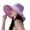 Purple, variant on Sun Hats for Women Uv Protection Spring and Summer Outdoor Double-Layer Large Eave Sun Hat