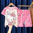 2024 Sanrio Cinnamoroll Children Pajamas Suit Summer Spring Short