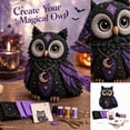 thumbnail image 5 of Halloween Diy Craft Kit for Adults and Teens, 3D Stuffed Owl Plush Craft, Complete Sewing Craft Set, Halloween Plush Decoration, Felt Fabric & Thread Supplies with Instruction, 5 of 7