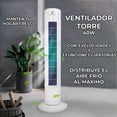 thumbnail image 4 of Ventilador de torre Silelncioso 3 velocidades Ele Gate es mejor, 4 of 8