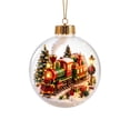 thumbnail image 2 of Christmas Train Ornament with Led Lights, Illuminated Holiday Decor for Indoor Tree Display, Festive Xmas Gift 1 Pack, 2 of 6