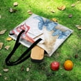 thumbnail image 6 of Patriotic Goose Carries Tiny Flag Waterproof Picnic Blanket with Foldable Zipper, Suitable for Outdoor Use, Suitable for Travel, Camping, Beaches, Parks, Grasslands, Picnic Blanket Accessories, 6 of 8