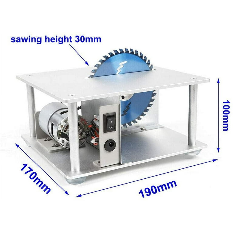 Mini Table Saw Blade Woodworking Bench Cutter Machines 3000rpm 24V